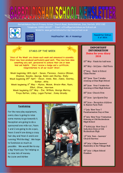 Fundraising For the new play equipment, every class is going to