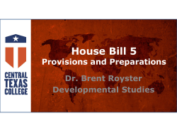 Training (08/14) - Central Texas College