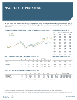 MSCI Europe Index