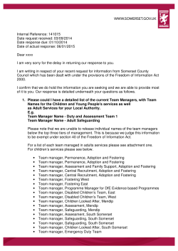 06/01/2015 D - Somerset County Council