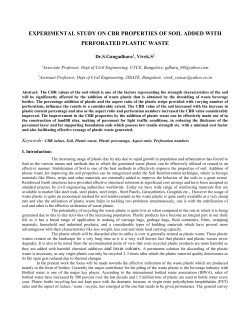 experimental study on cbr properties of soil added with
