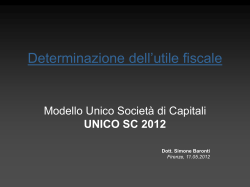 Determinazione dell`utile fiscale: variazioni