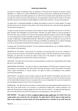 Terms and Conditions