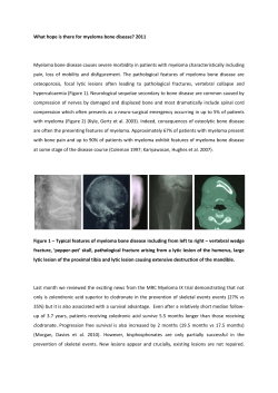 Bone Disease &mdash; Dr Andy Chantry
