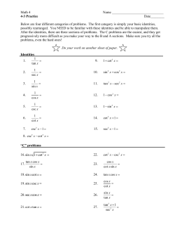 Precalculus and Discrete Mathematics