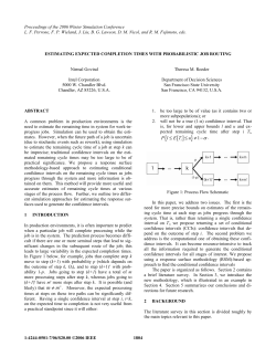 Estimating Expected Completion Times with Probabilistic Job Routing