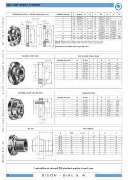 A PDF of Spindle Nose Fittings