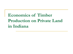 Economics of Indiana Forestland PP