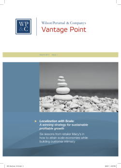 Localization with Scale: A winning strategy for sustainable profitable