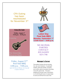 Manager`s Corner - Country Club of Culpeper