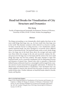 Head/tail Breaks for Visualization of City Structure