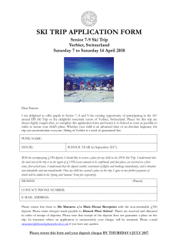 MEMO - Ibstock Place School
