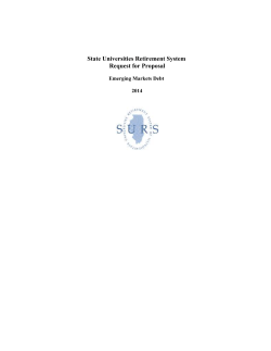 Investment Consultant RFP