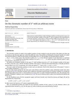 On the chromatic number of Rn with an arbitrary norm