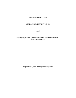 Coaches - Kent School District