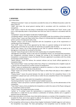 almary green anglian combination football league rules