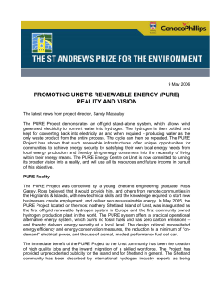 Pure Project 2006 - The St Andrews Prize for the Environment