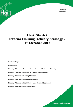 Interim Housing Delivery Strategy