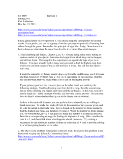 COS 423 Problem Set No