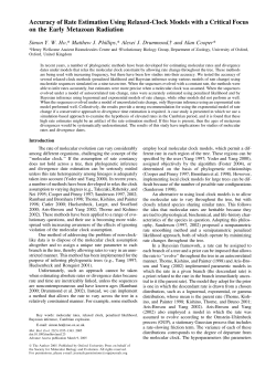 Accuracy of Rate Estimation Using Relaxed