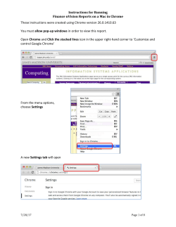 Tips for using Finance nVision Reports in non