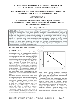 A. Theory of Sliding Mode control