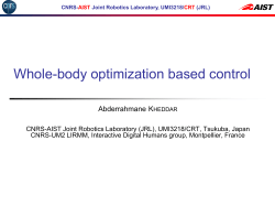 JRL-Japan: Future Directions