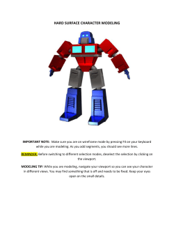 Hard Surface Character Modeling