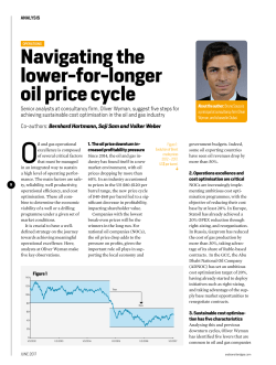 Navigating the lower-for-longer oil price cycle