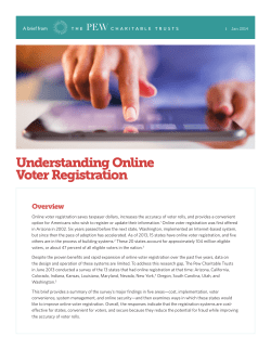 Understanding Online Voter Registration