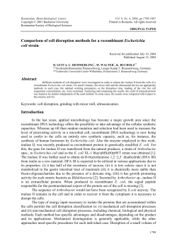 The Breakdown of Plant Biostructure