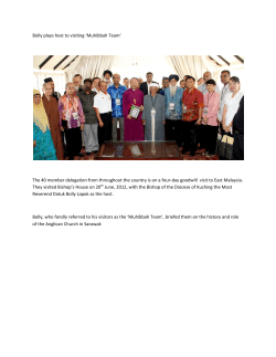 Bolly plays host to visiting `Muhibbah Team` The 40 member