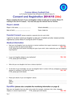 cumnor minors football club - the official website of Cumnor Minors FC