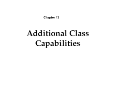 Assignment (continued)