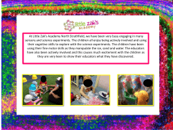 Sensory and Science Experiments