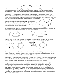 Graph Theory &ndash; Polygons as Networks