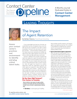 The Impact of Agent Retention