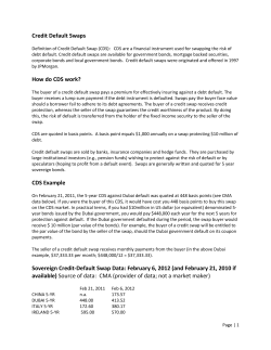 Sovereign Credit-Default Swap Data