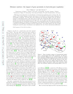 Distance matters: the impact of gene proximity in bacterial gene