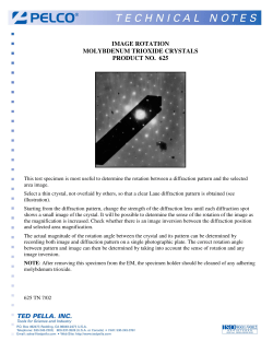 Image Rotation Molybdenum Trioxide Crystals