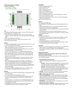 Turbo Touch Rules at a Glance