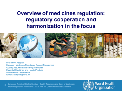 Technical Briefing Seminar - World Health Organization