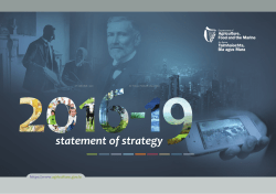 statement of strategy - Department of Agriculture