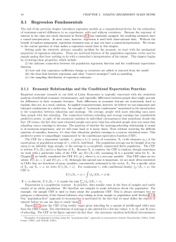 3.1 Regression Fundamentals