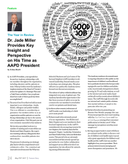 Dr. Jade Miller Provides Key Insight and Perspective on His Time as