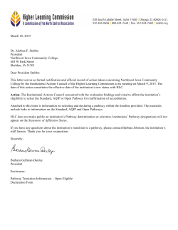 Eligible to Choose Action Letters