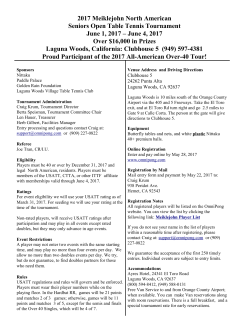 2017 Meiklejohn North American Seniors Open