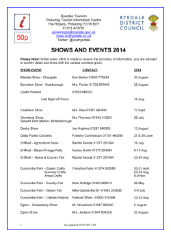 shows and events 2000