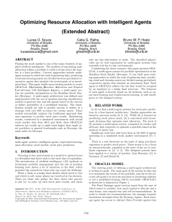 Optimizing Resource Allocation with Intelligent Agents