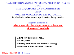 energy calibration point for the wire-chamber spectrometer